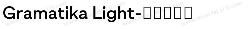 Gramatika Light字体转换